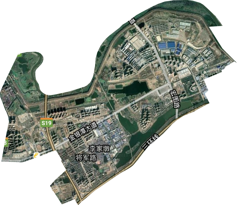 將軍路街道衛(wèi)星圖
