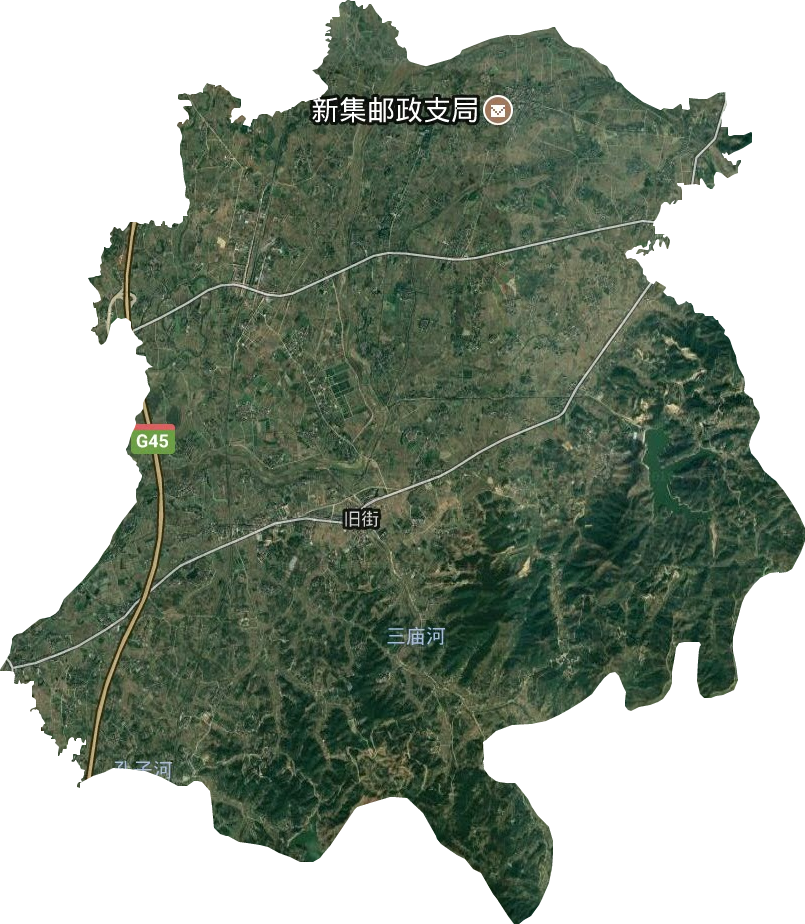 舊街街道衛(wèi)星圖