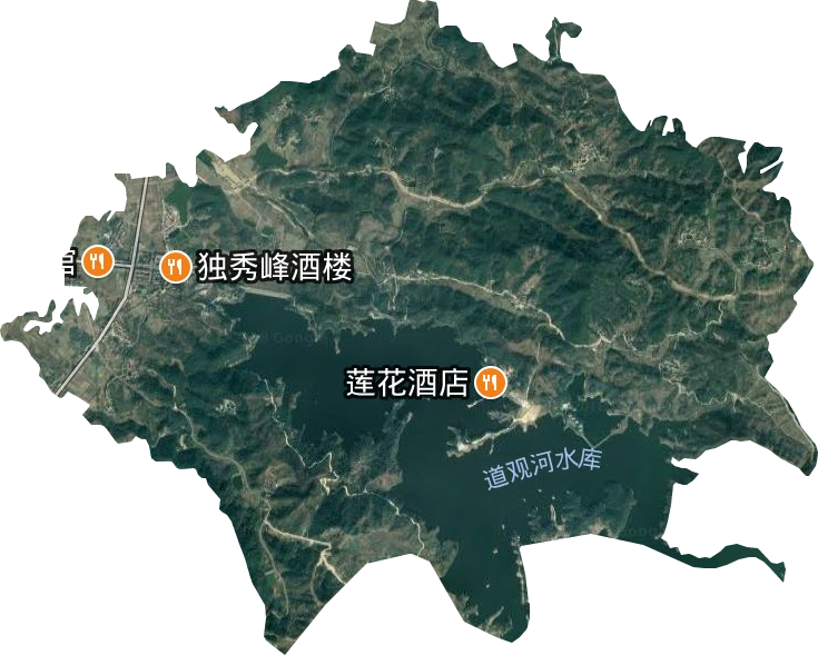 道觀河風景旅游管理處衛星圖
