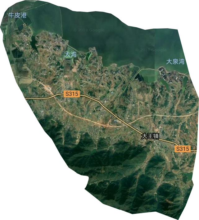 大王鎮(zhèn)衛(wèi)星圖