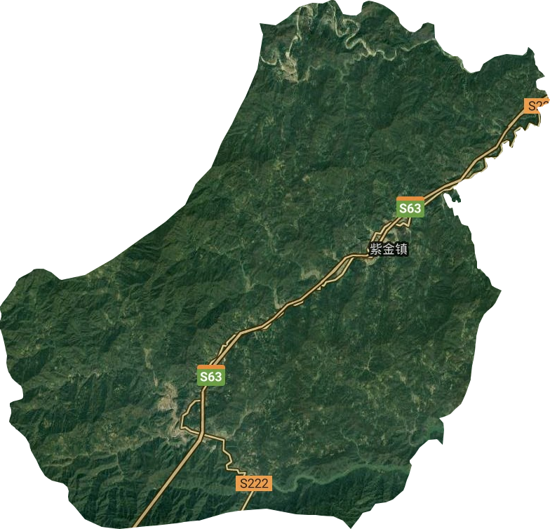 紫金鎮(zhèn)衛(wèi)星圖