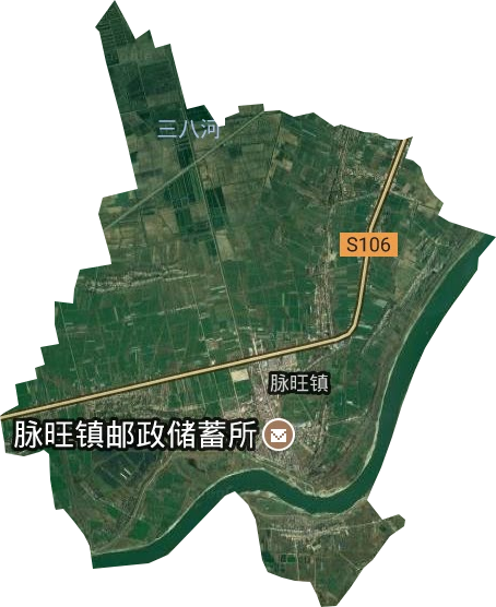 脈旺鎮衛星圖