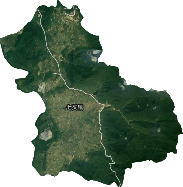 七叉鎮衛星圖