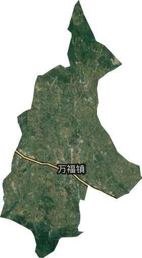 萬福店鎮衛星圖