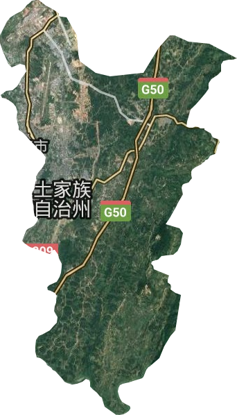 舞陽壩街道衛(wèi)星圖