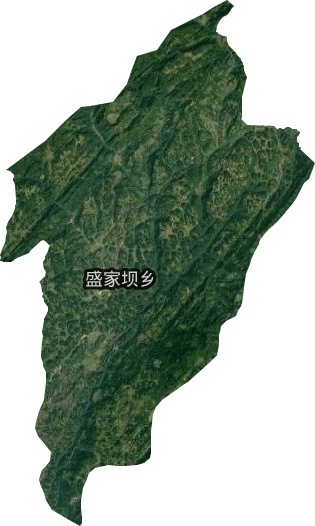 盛家壩鄉(xiāng)衛(wèi)星圖