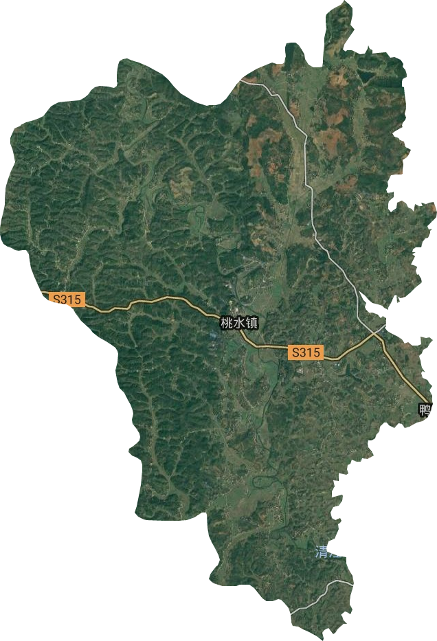 桃水鎮衛星圖