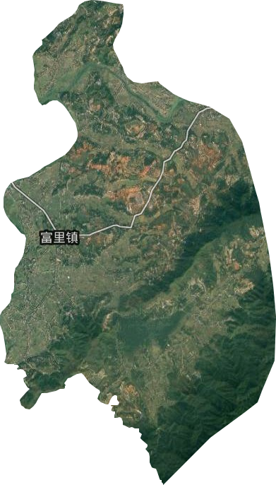 富里鎮衛星圖