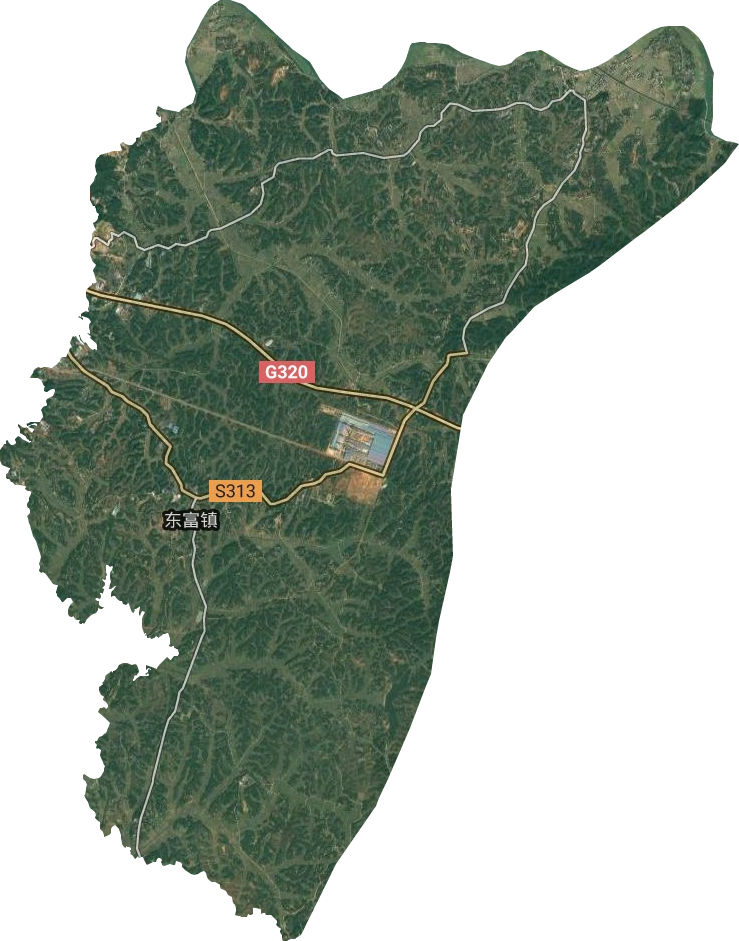 東富鎮衛星圖