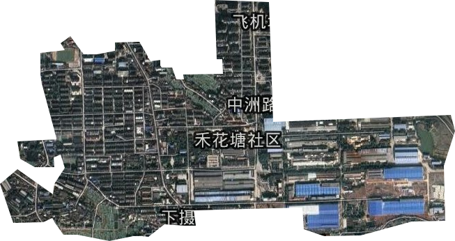 中洲路街道衛星圖