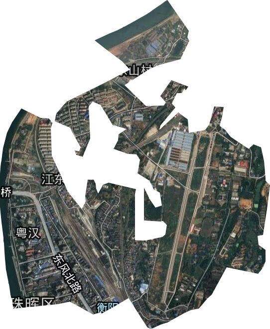 粵漢街道衛星圖