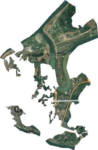和平鄉衛星圖