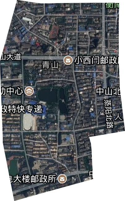 青山街道衛(wèi)星圖