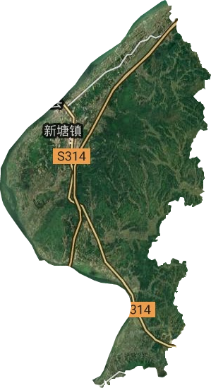新塘鎮衛星圖