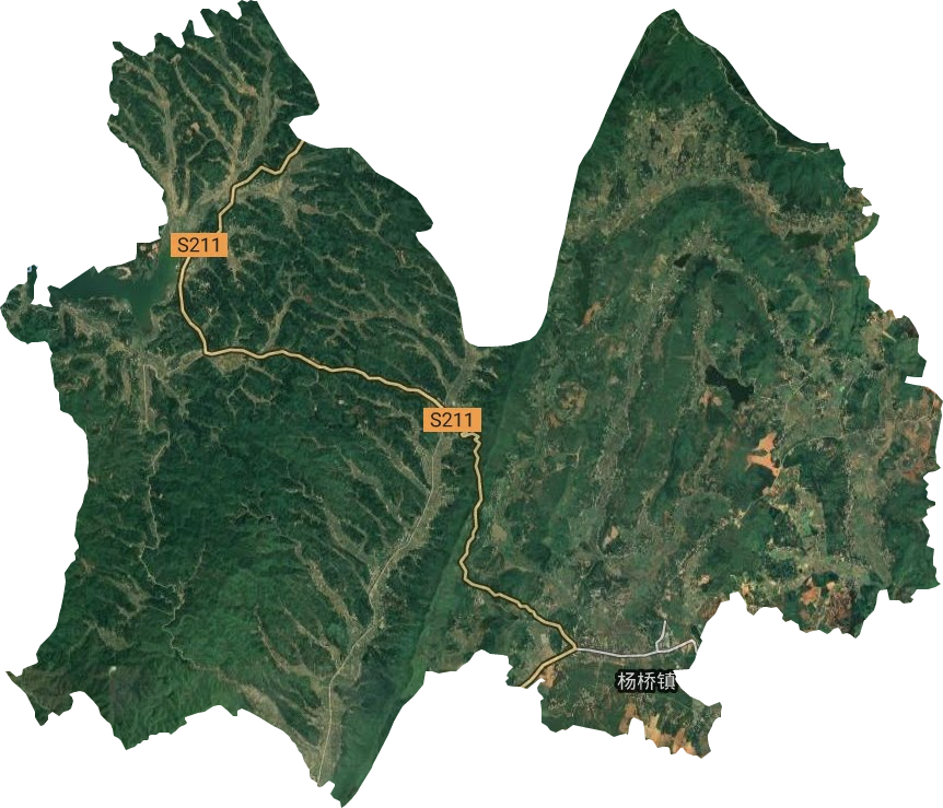 楊橋鎮(zhèn)衛(wèi)星圖