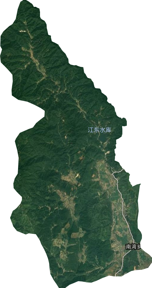 南灣鄉衛星圖