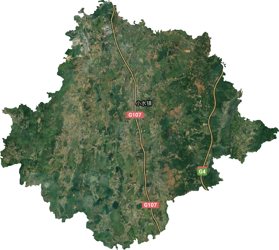 小水鎮衛星圖