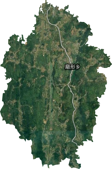 磨形鄉衛星圖