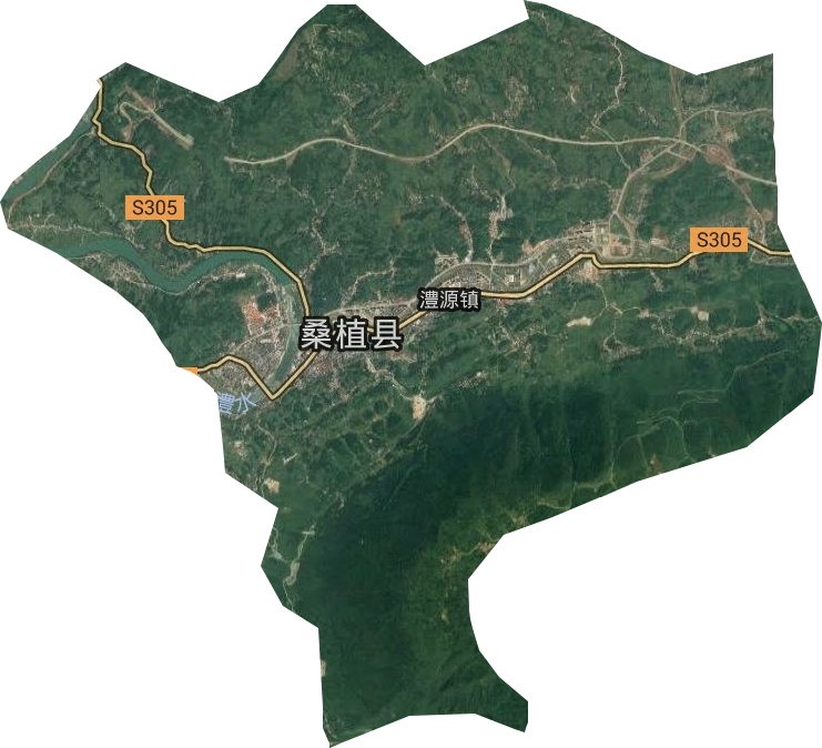 澧源鎮衛星圖