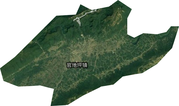 官地坪鎮衛星圖