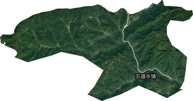 五道水鎮衛星圖