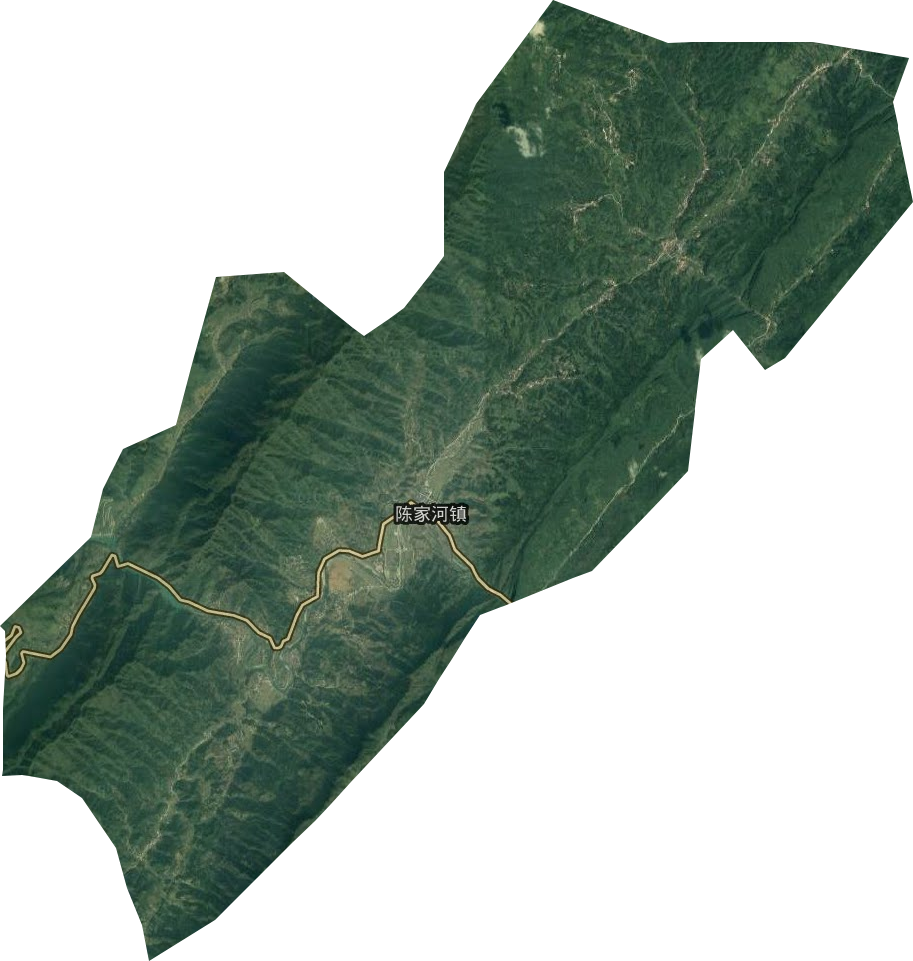 陳家河鎮衛星圖