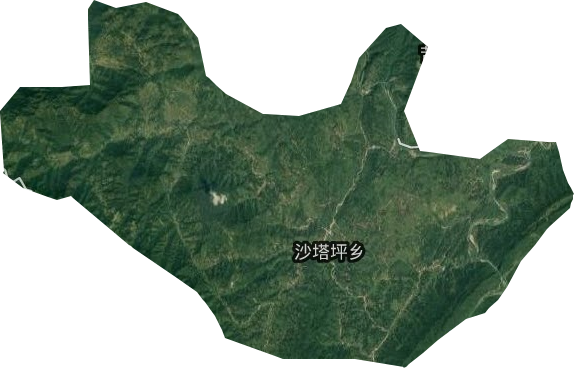 沙塔坪鄉衛星圖