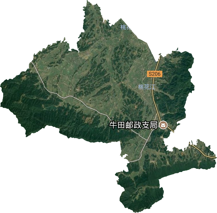 牛田鎮(zhèn)衛(wèi)星圖
