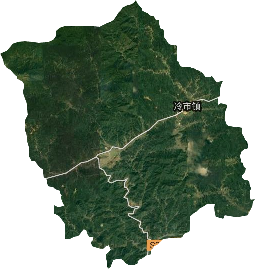 冷市鎮(zhèn)衛(wèi)星圖