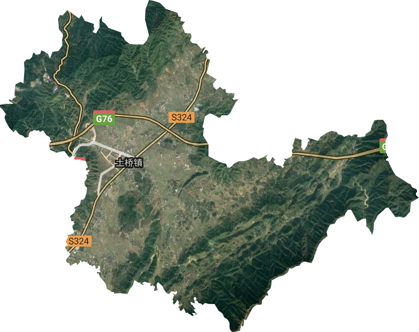 土橋鎮衛星圖