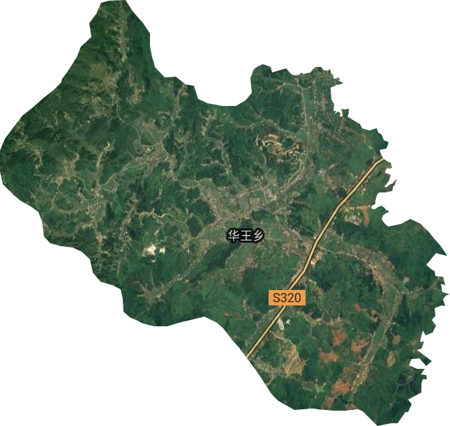華王鄉衛星圖