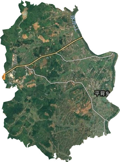 平背鄉衛星圖