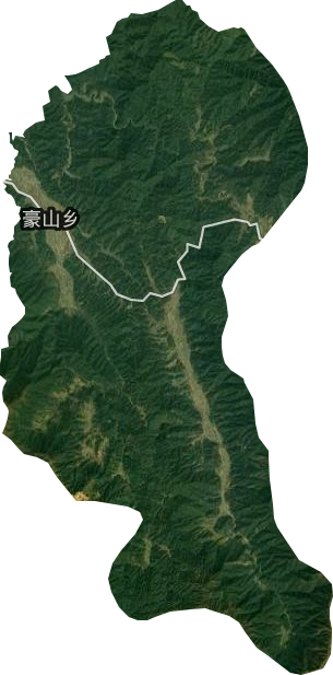 豪山鄉衛星圖