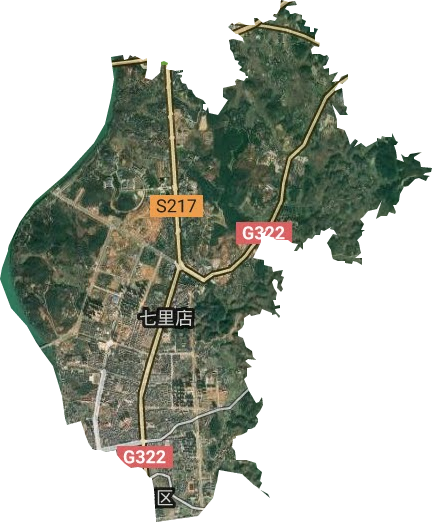 七里店街道衛(wèi)星圖