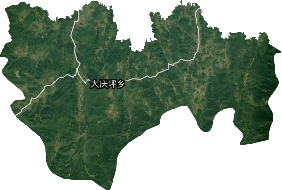 大慶坪鄉衛星圖