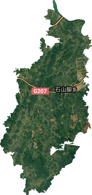 石山腳鄉衛星圖