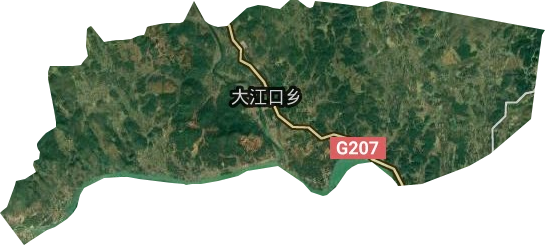 大江口鄉衛星圖