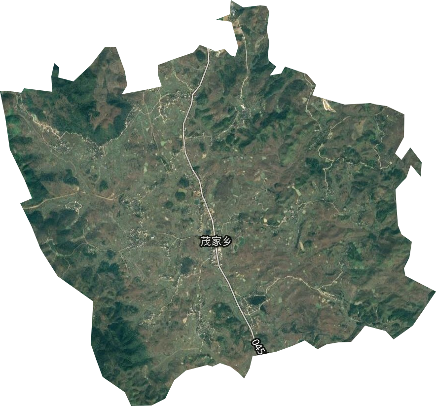 茂家鄉(xiāng)衛(wèi)星圖