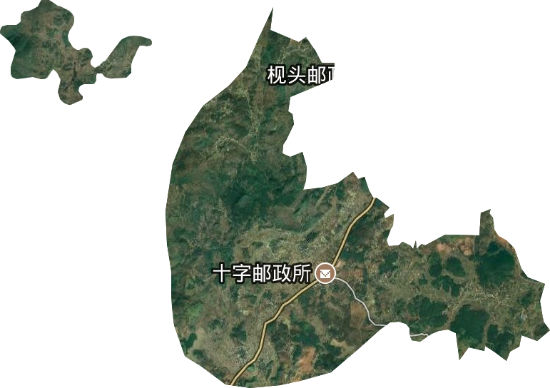 十字鄉衛星圖