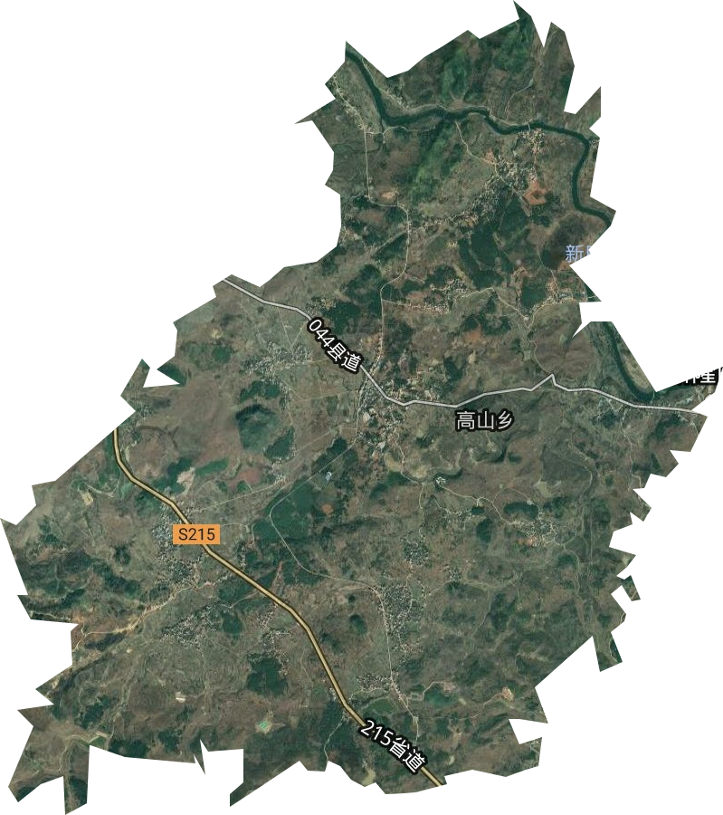 高山鄉衛星圖