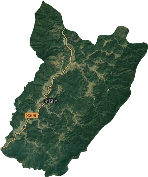 水隘鄉衛星圖