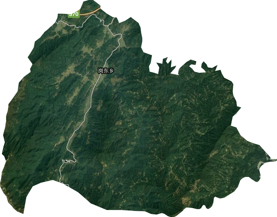 崗東鄉衛星圖