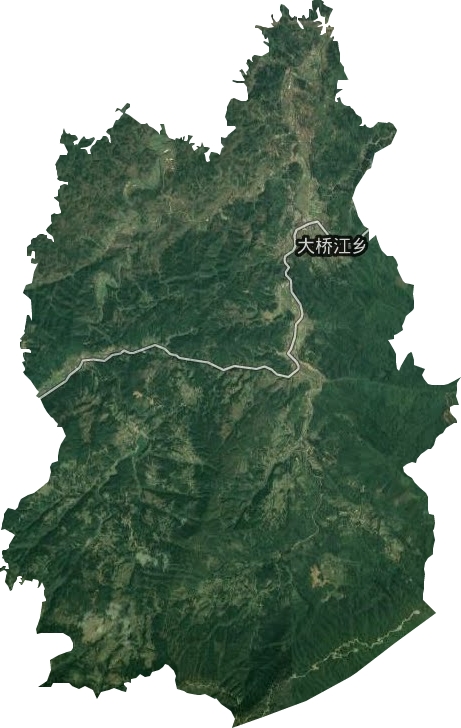 大橋江鄉(xiāng)衛(wèi)星圖