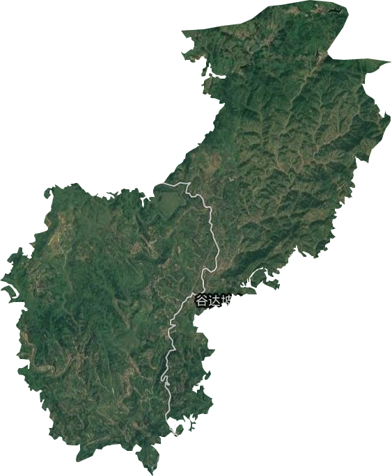 谷達坡鄉衛星圖