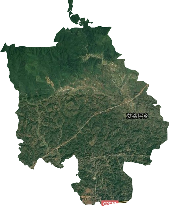 艾頭坪鄉(xiāng)衛(wèi)星圖