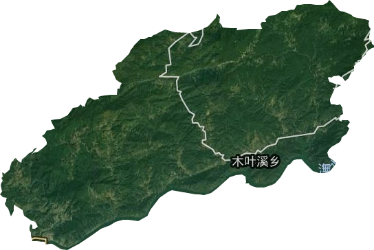 木葉溪鄉(xiāng)衛(wèi)星圖