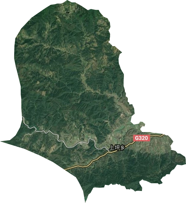 上坪鄉衛星圖