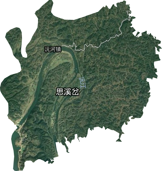 沅河鎮衛星圖