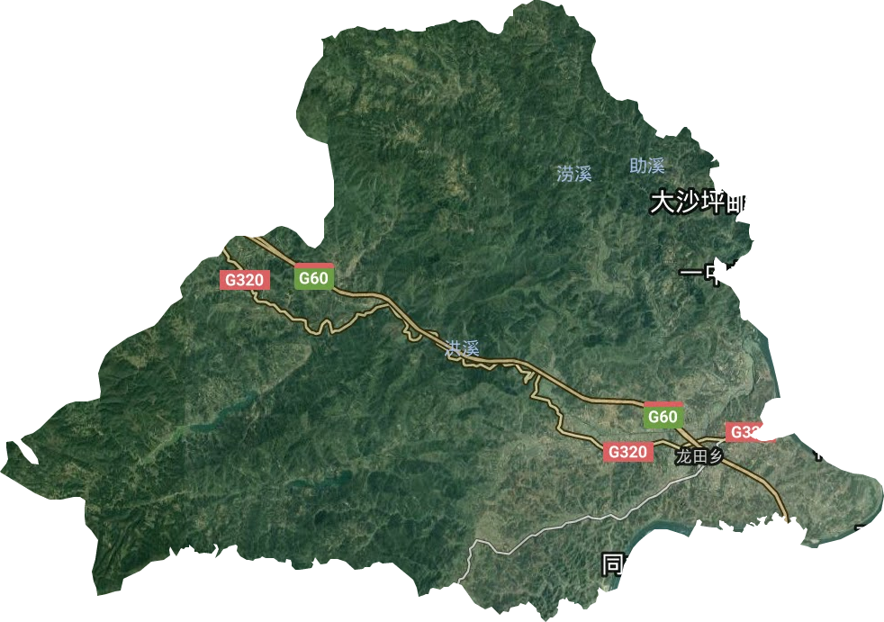 龍?zhí)镟l(xiāng)衛(wèi)星圖