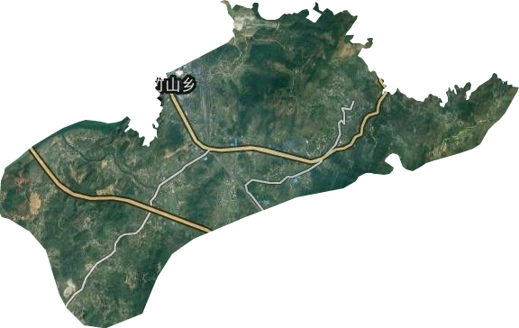 金竹山鎮衛星圖